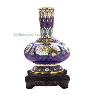 京景雅秀君子瓶 掐丝珐琅艺术的现代诠释与高端礼赠之选